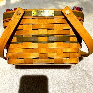 Longaberger ~ Christmas Collection 1992 Edition, Season's Greetings Basket Combo